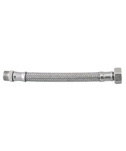 ATTACCO FLESSIBILE FLEX NORMALE - 3/8M-1/2F DA 40 CM.
